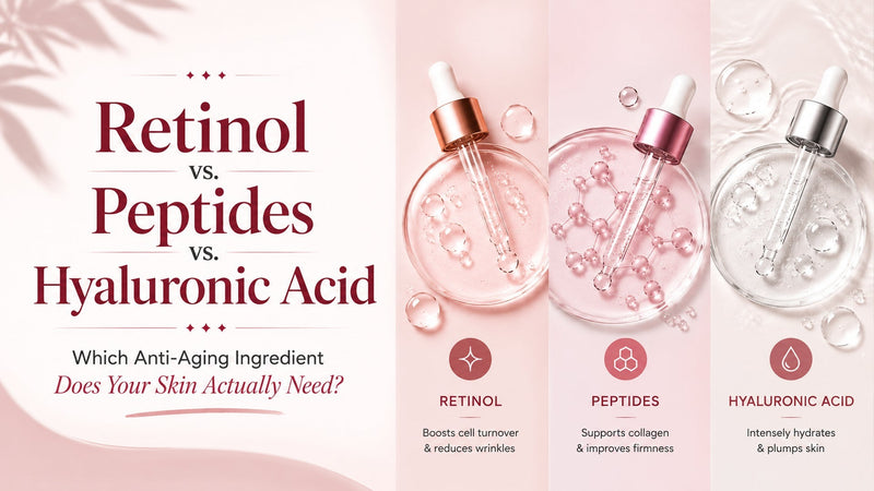 Retinol vs. Peptides vs. Hyaluronic Acid: Which Anti-Aging Ingredient Does Your Skin Actually Need?