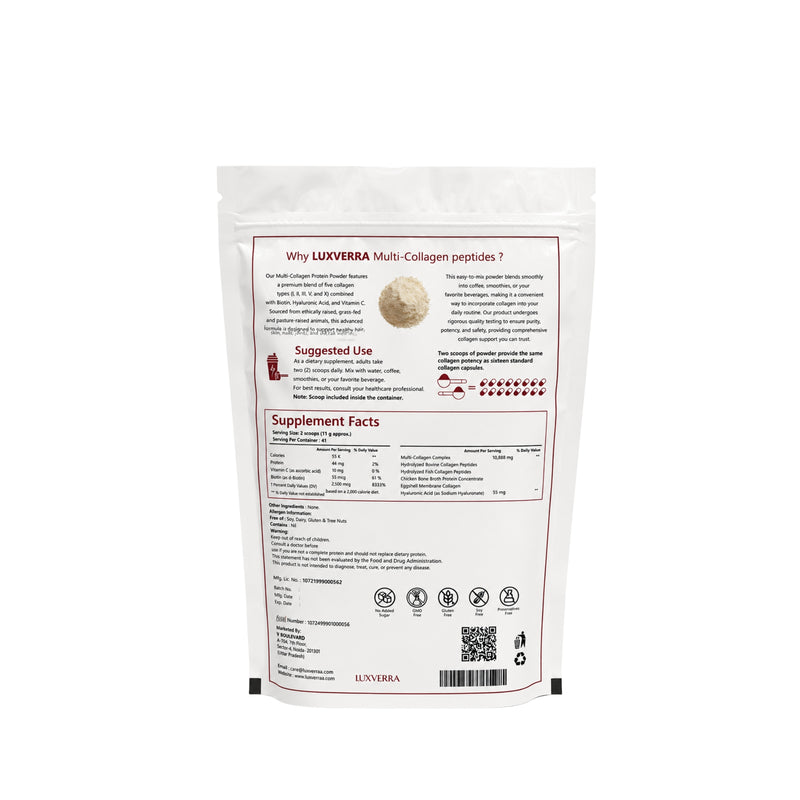 Complete Multi-Collagen Formula for Skin | 1 lb (454 g)